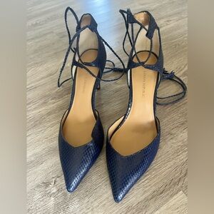 Banana Republic Navy Blue Pumps with Straps size 7.5